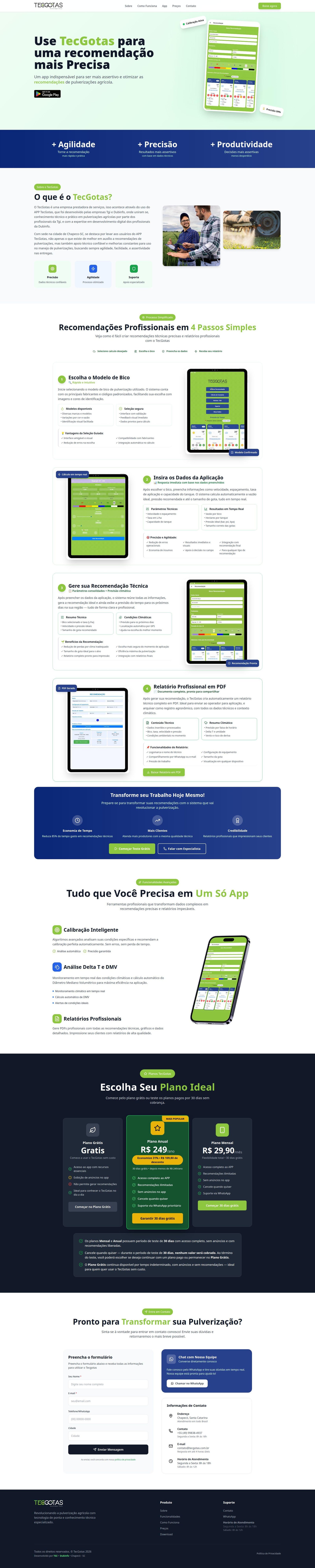 Site institucional Tecgotas